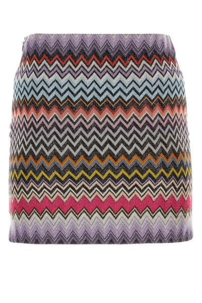 Missoni Embroidered viscose blend mini skirt outlook