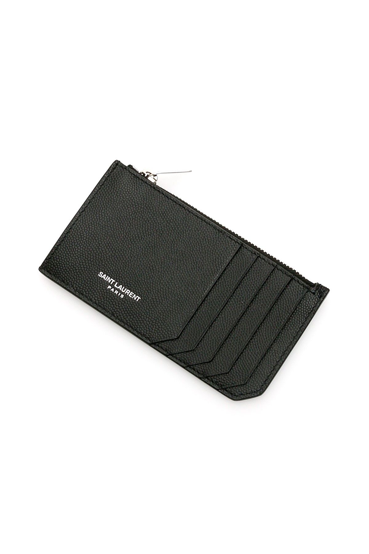 GRAIN DE POUDRE LEATHER CARD HOLDER POUCH - 5