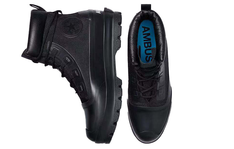 Converse AMBUSH x Chuck Taylor All Star Duck Boot High 'Triple Black' 170588C - 4