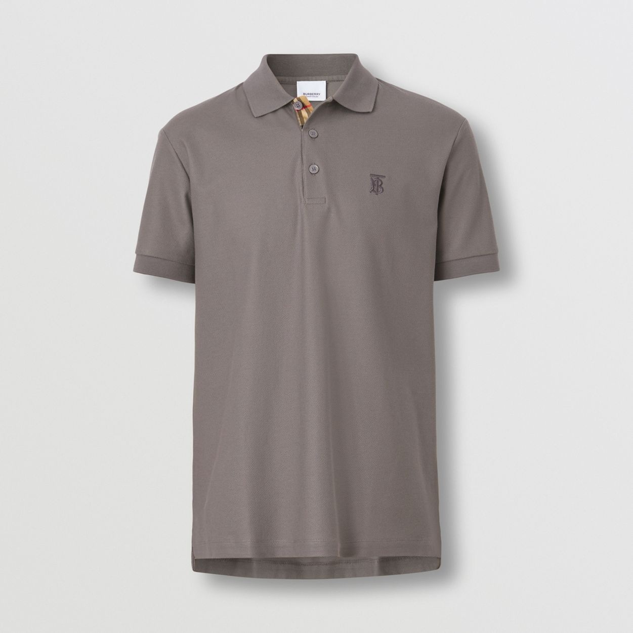 Monogram Motif Cotton Piqué Polo Shirt - 1