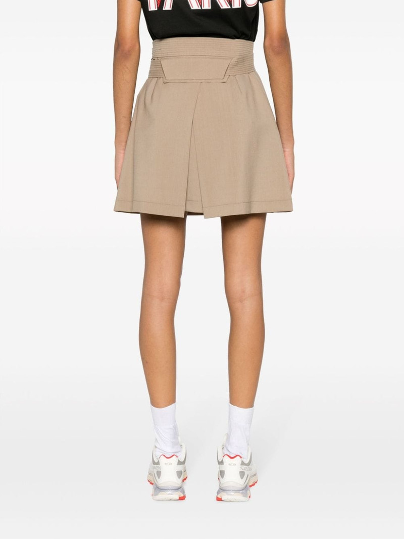 pleated virgin-wool miniskirt 4