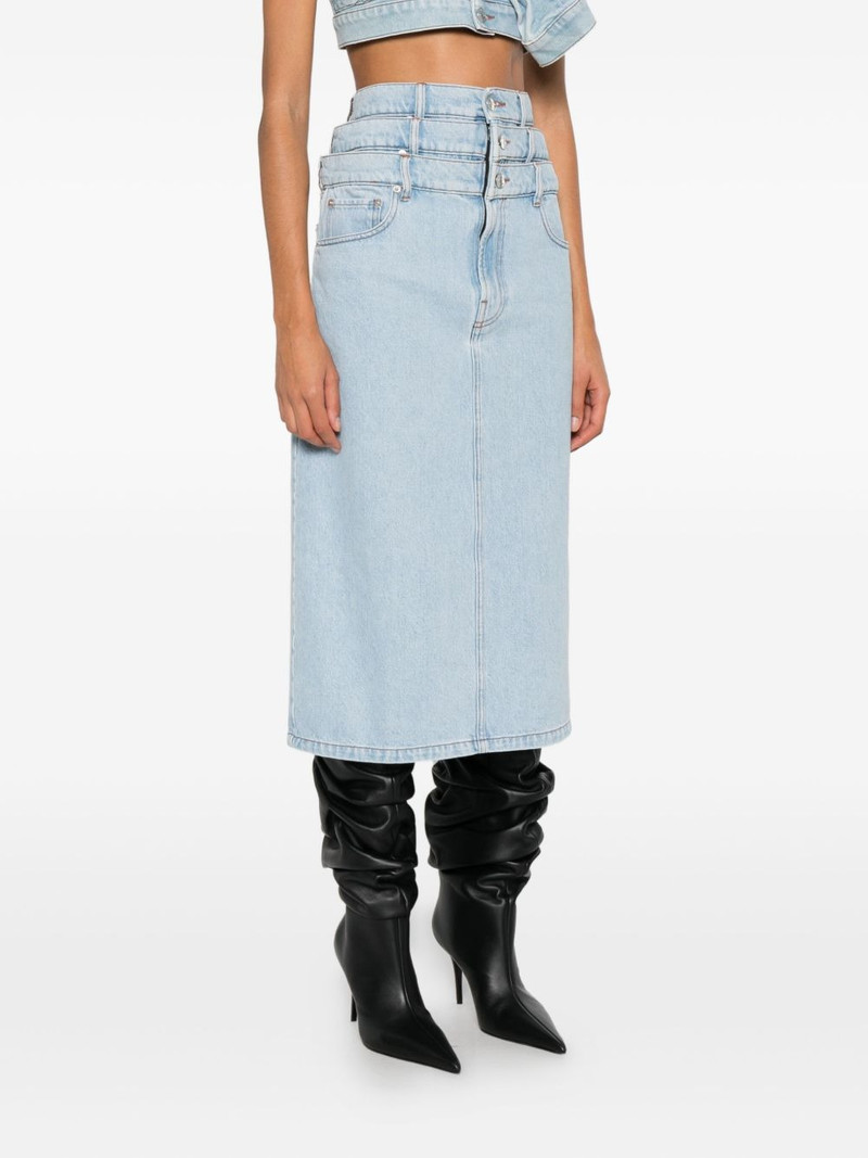 triple layer denim skirt 3