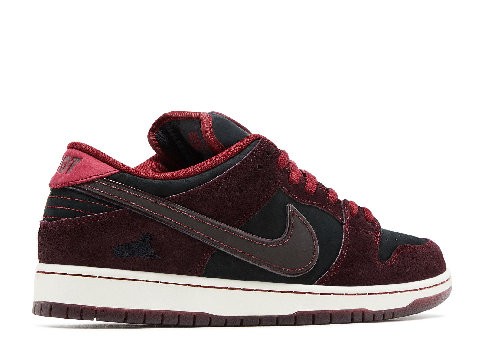 RIOT SKATESHOP X DUNK LOW PRO SB QS 'MAHOGANY DARK BEETROOT' - 3