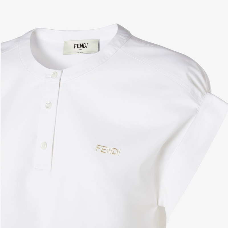 Top White poplin top 3