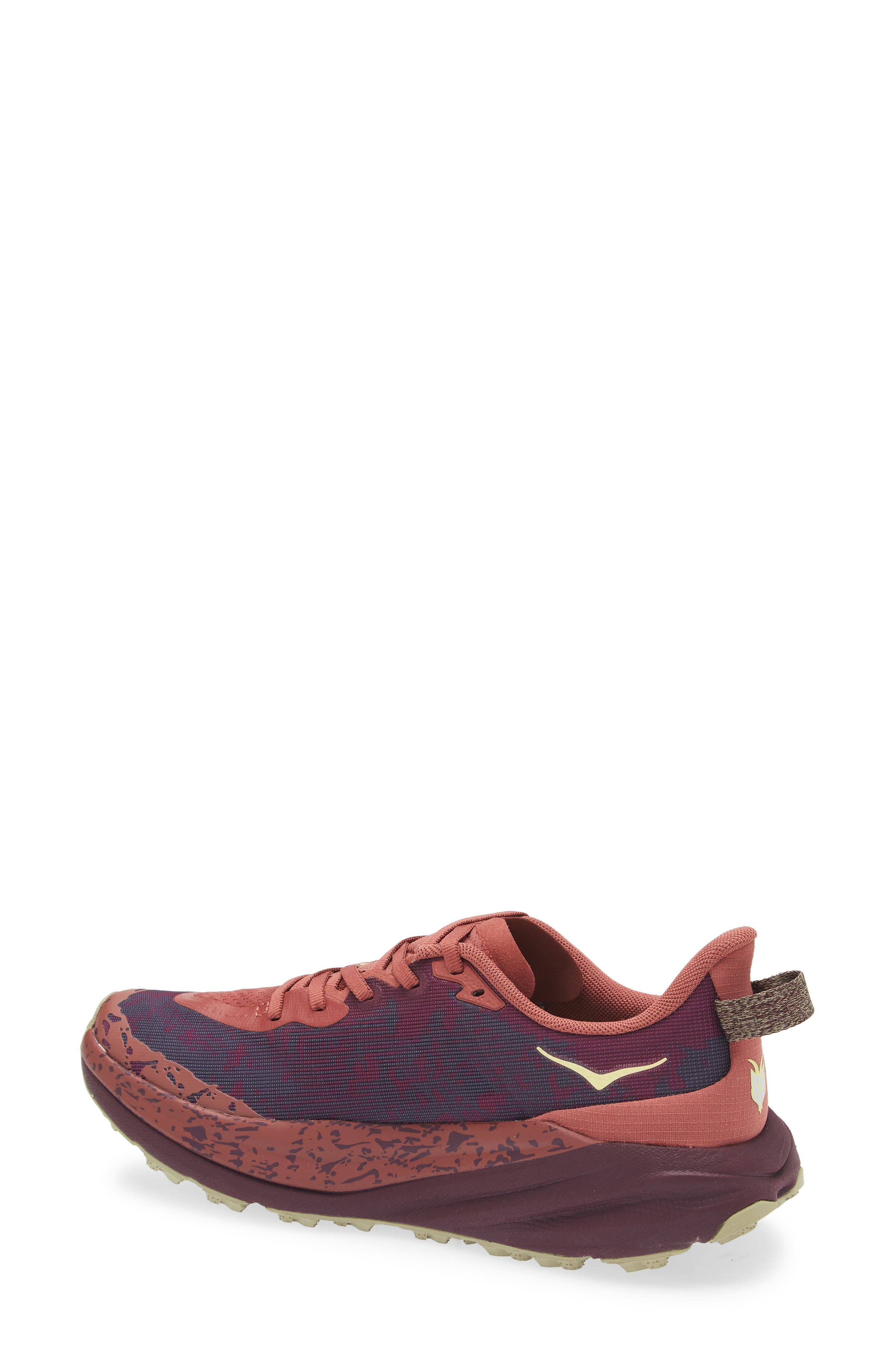 HOKA Speedgoat 6 Trail Running Shoe in Rouge /Black Cherry at Nordstrom - 2