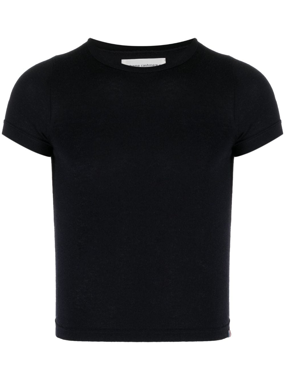 rainbow-stitch fine-ribbed T-shirt - 1