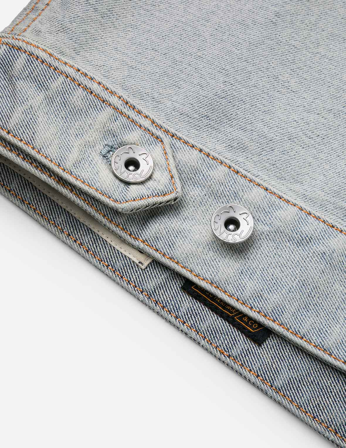 Godhead Jacquard Relax Fit Denim Jacket - 15