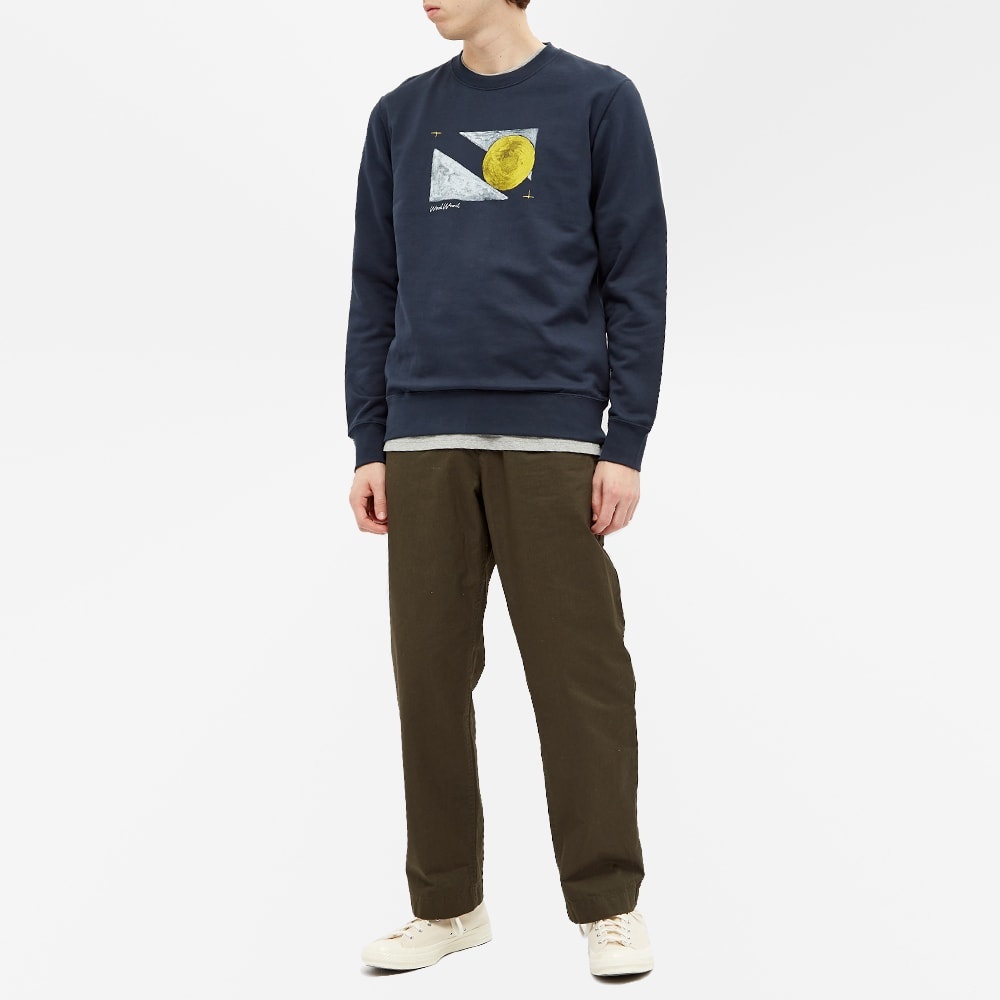 Wood Wood Hugh Flag Sketch Crew Sweat - 7