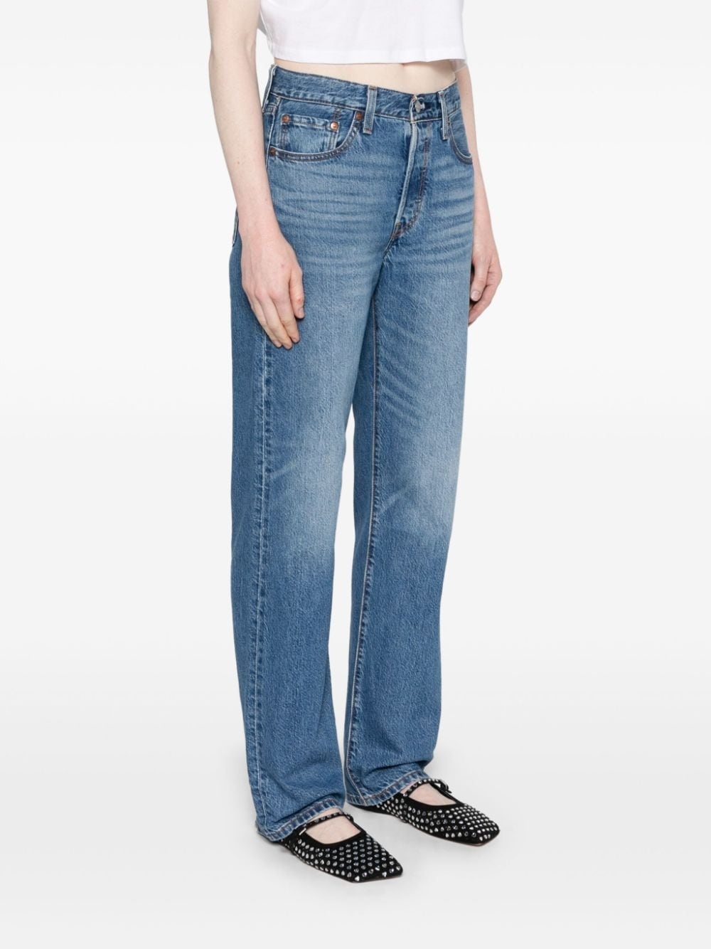 501 90s mid-rise straight-leg jeans - 3