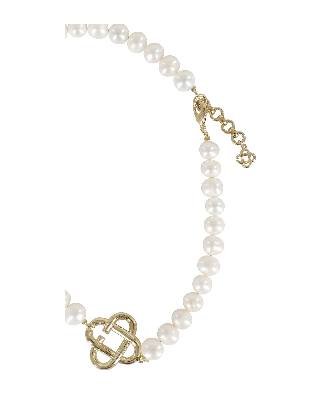 Medium Pearl Logo Necklace - 2