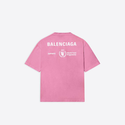 BALENCIAGA Men's Wfp Medium Fit T-shirt in Pink outlook