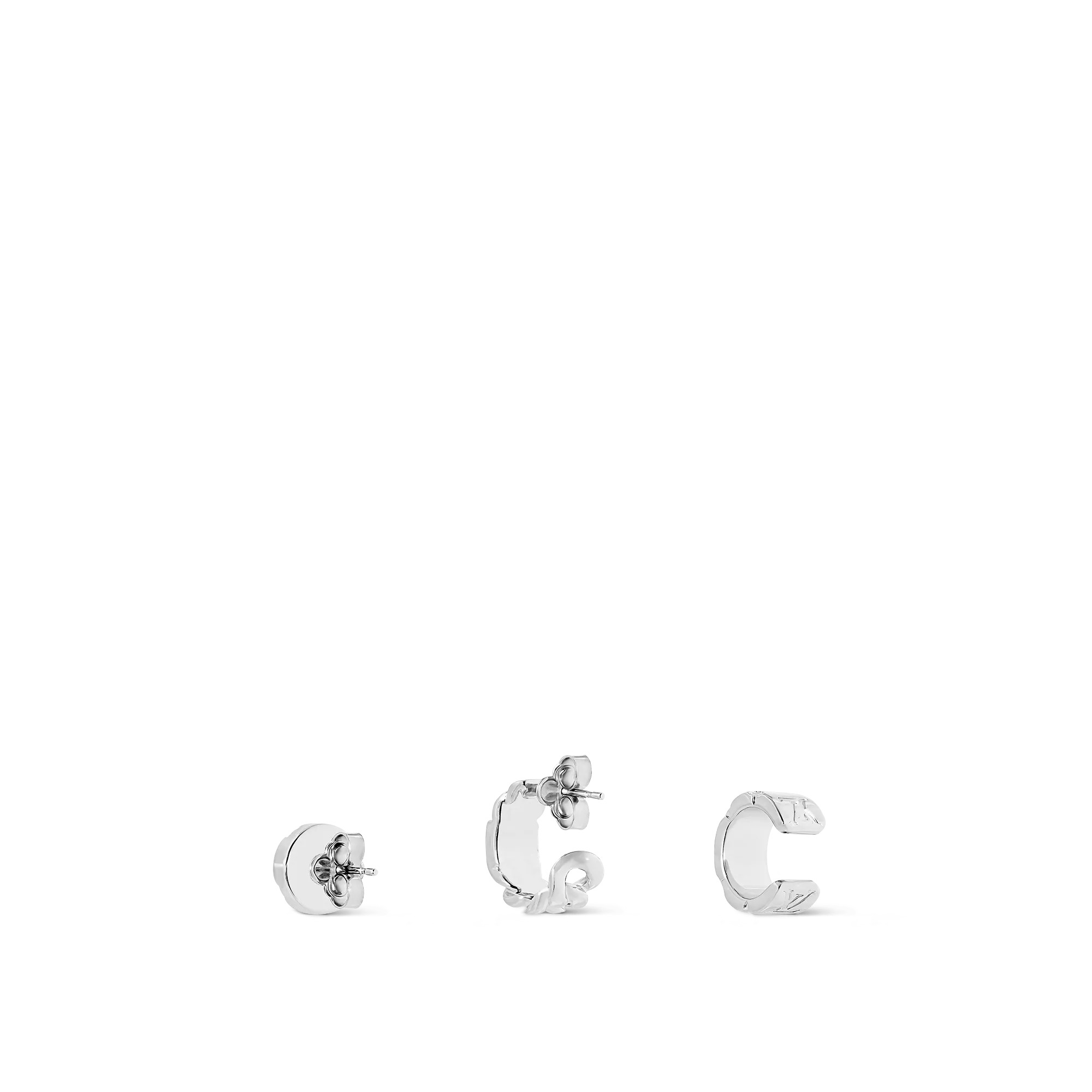 LV Mosaic Earrings and Earcuff - 3
