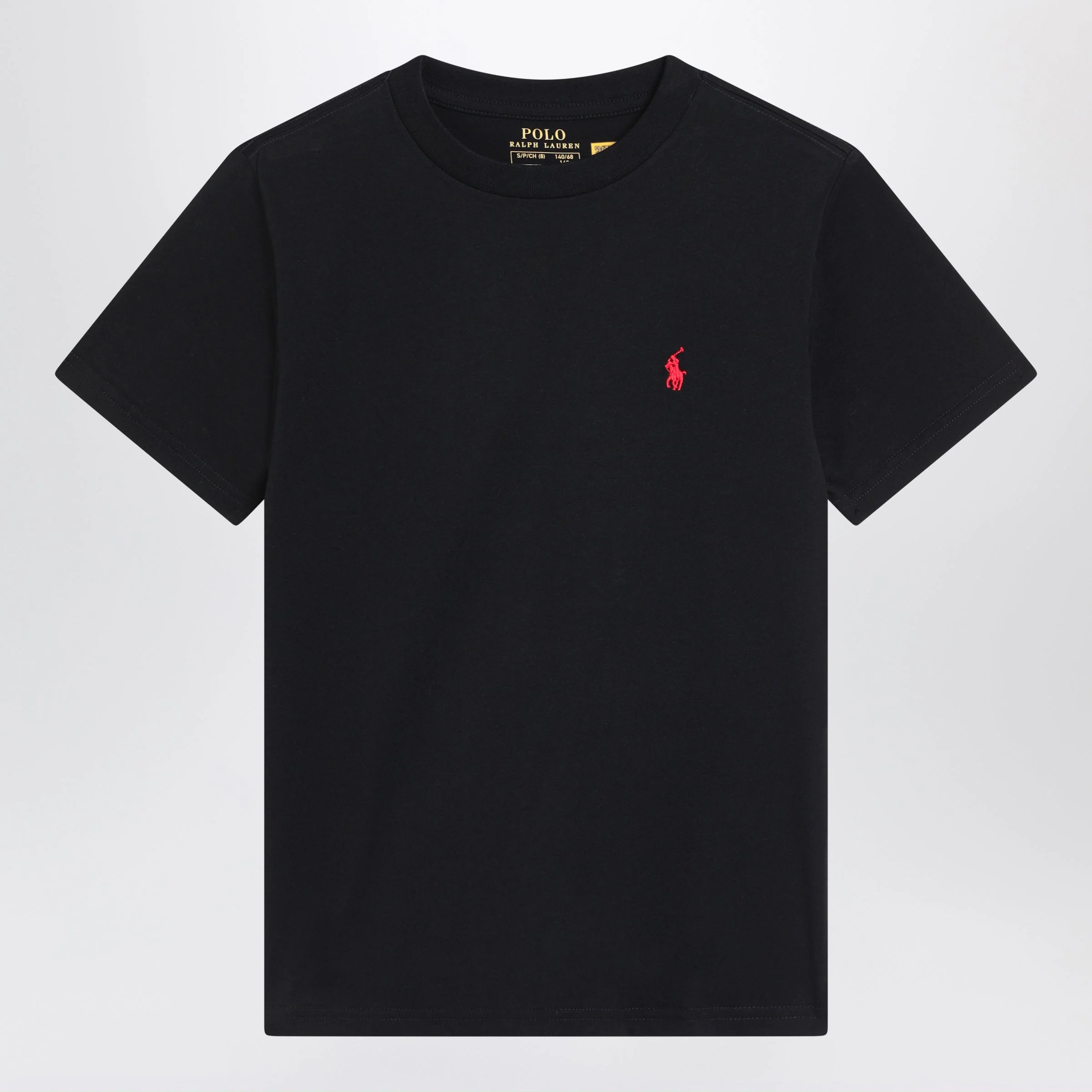 Black cotton T-shirt - 1