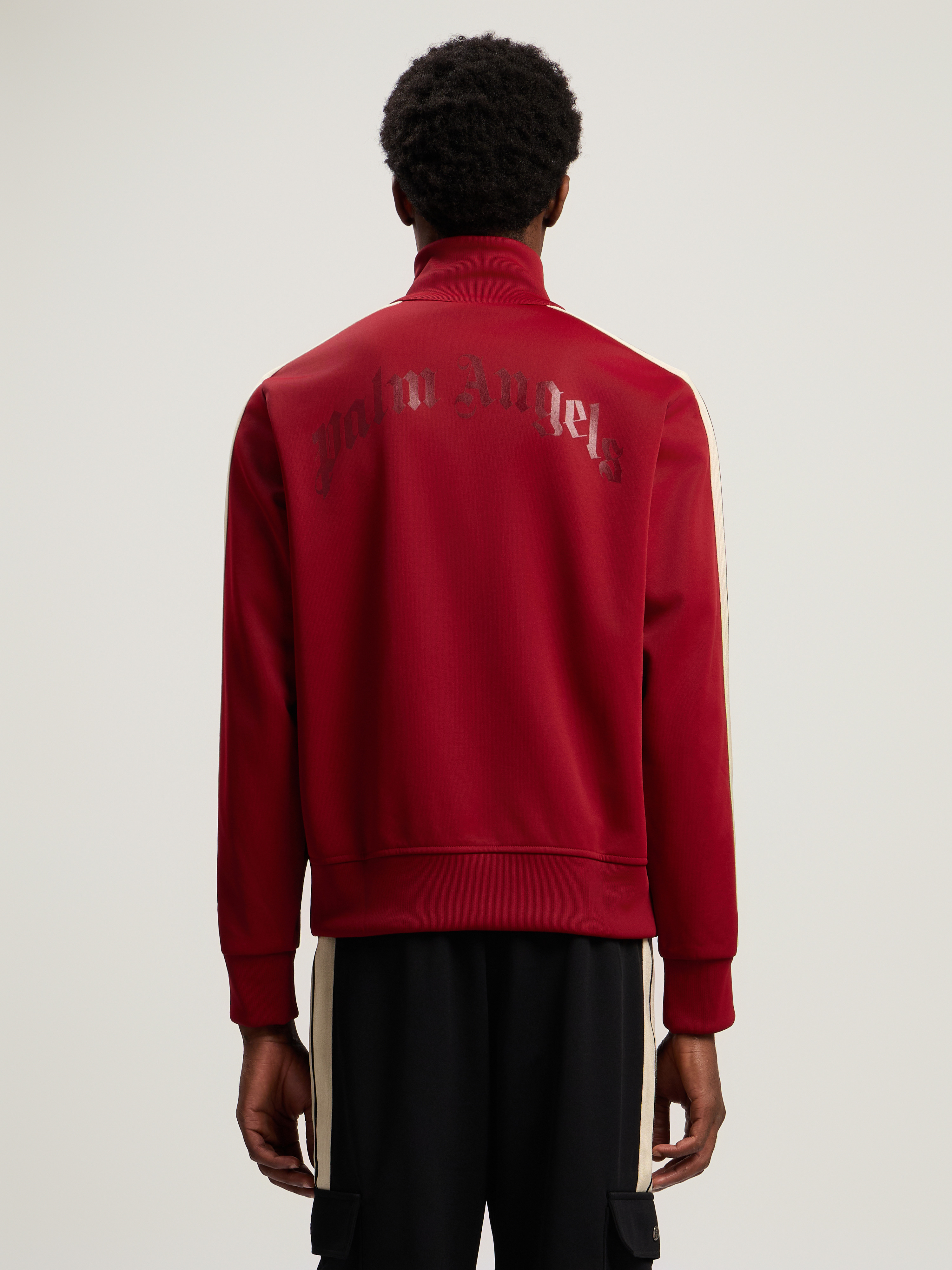 Curved Logo Zip-Up Track Jacket - 5