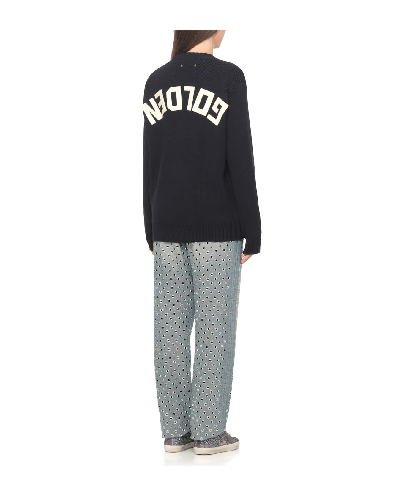 Dany Basic Lettering Sweater - 4