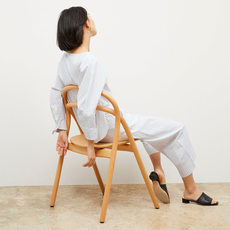 Madelyn Pull-On Pant - Poplin Stripe 8