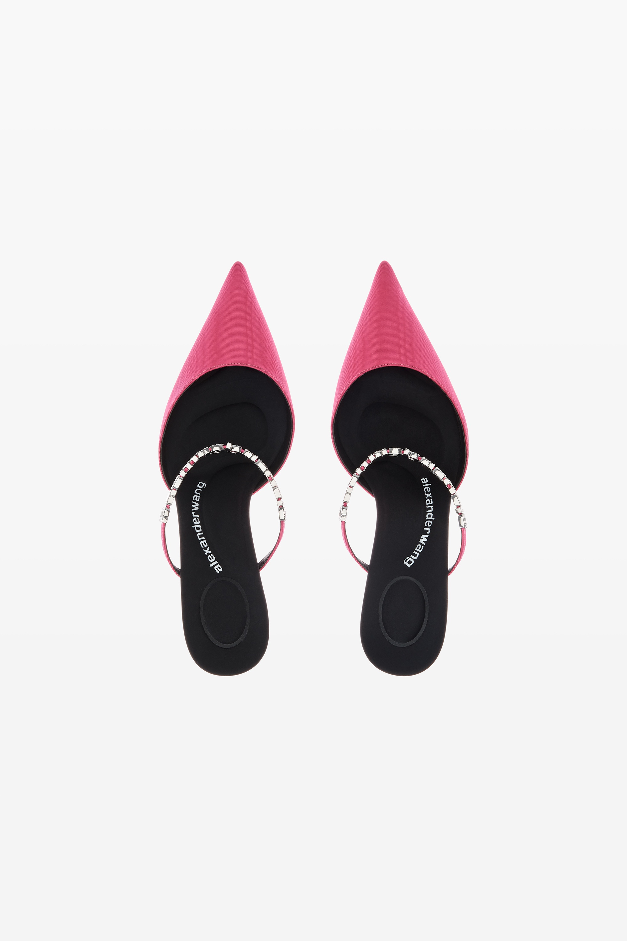 DELPHINE 65 LOGO STRAP MULE IN VISCOSE - 6