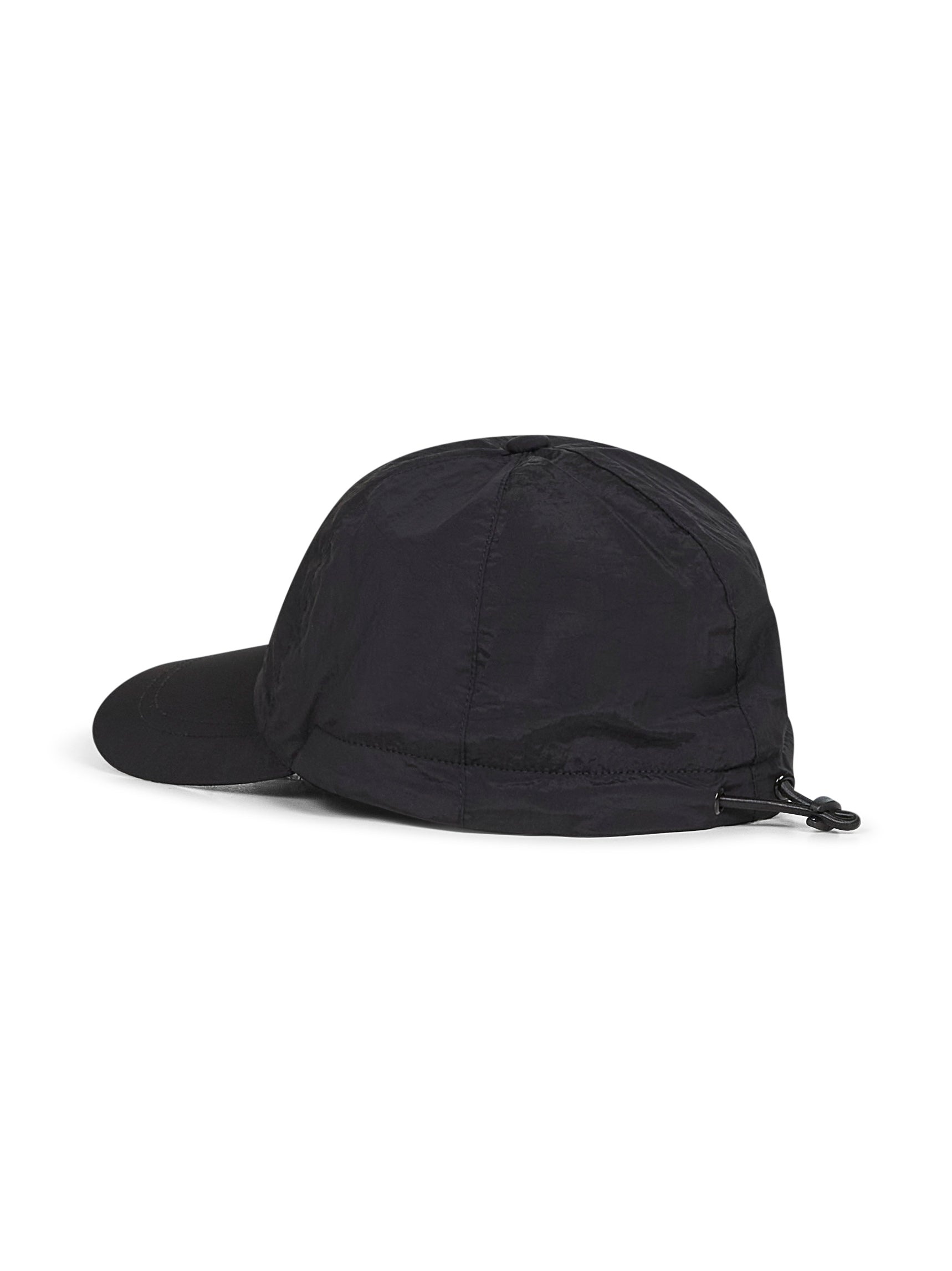 Black nylon baseball cap - 3