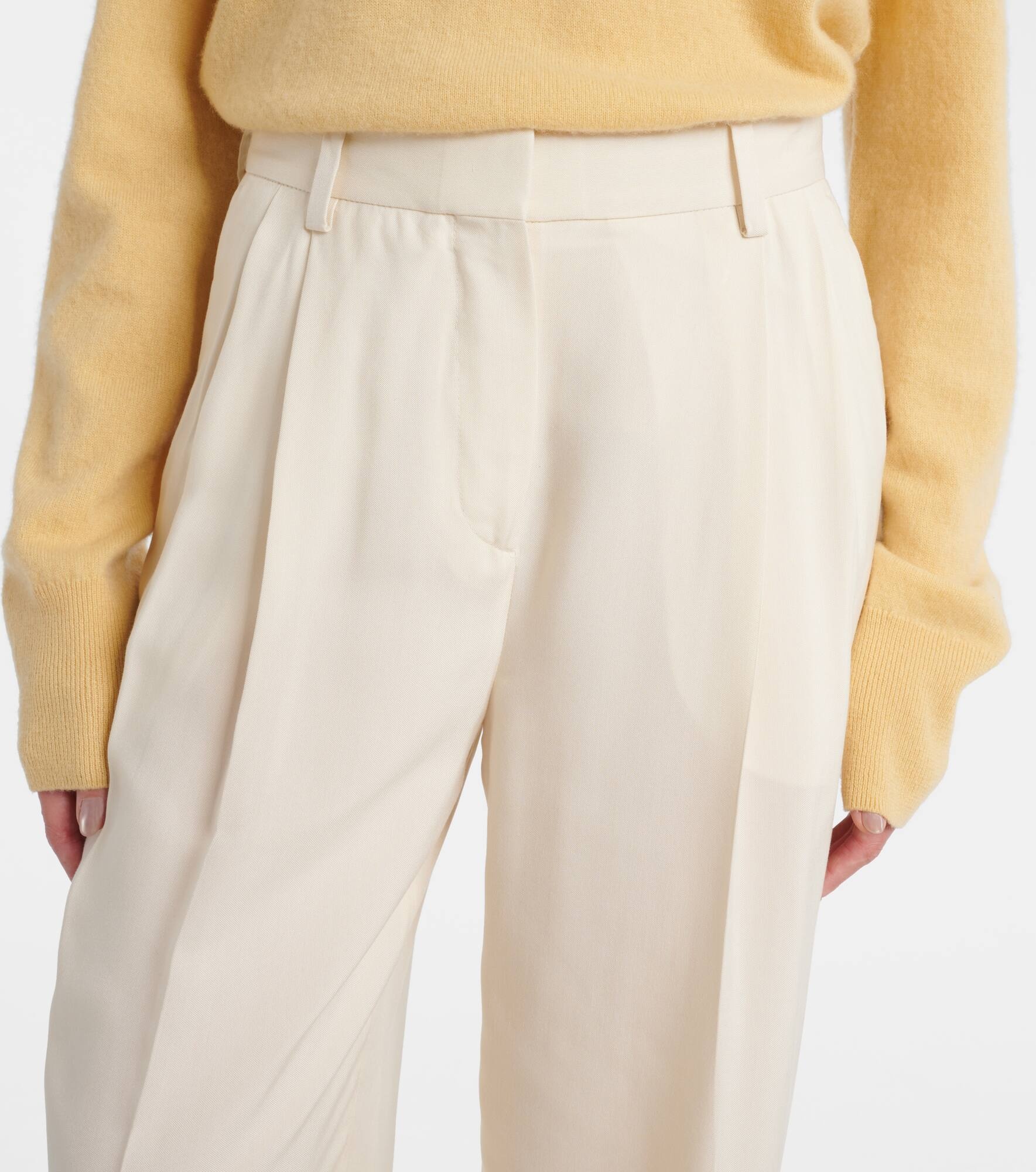 High-rise straight pants - 4