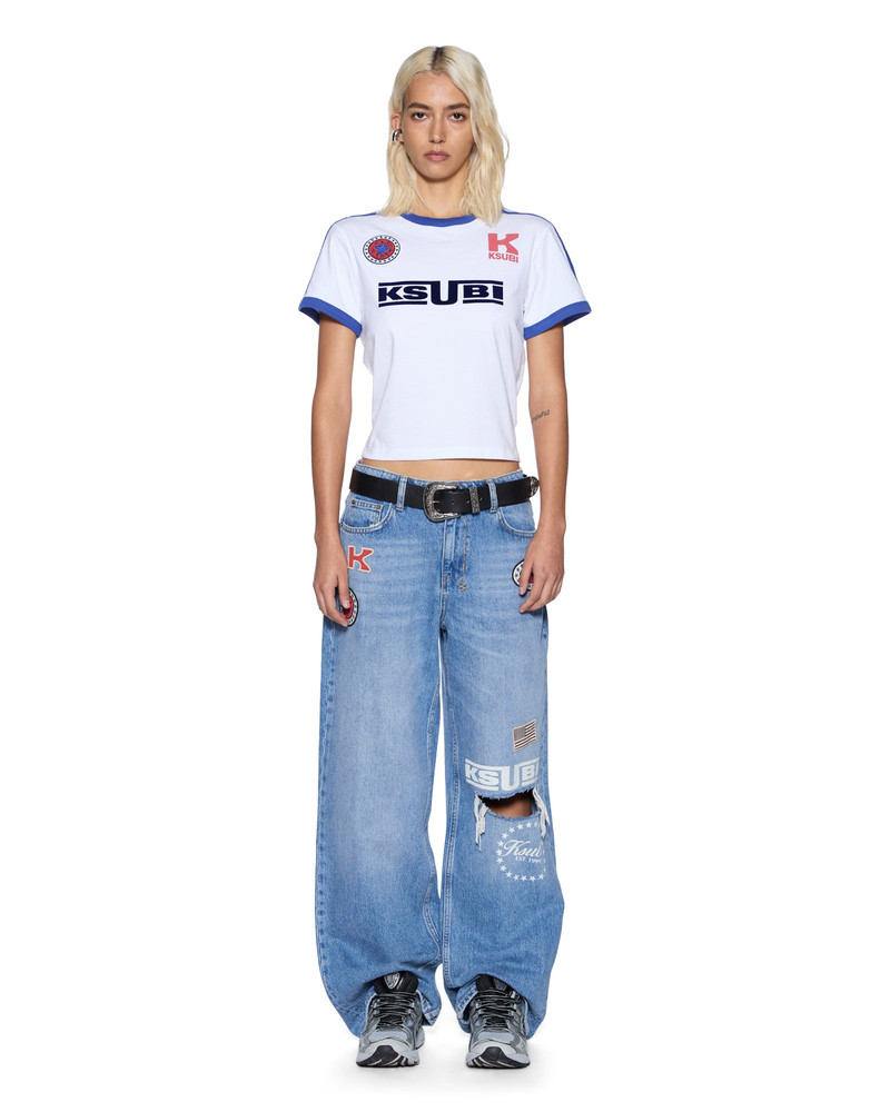 Ksubi UNION SHRUNKEN TEE WHITE outlook