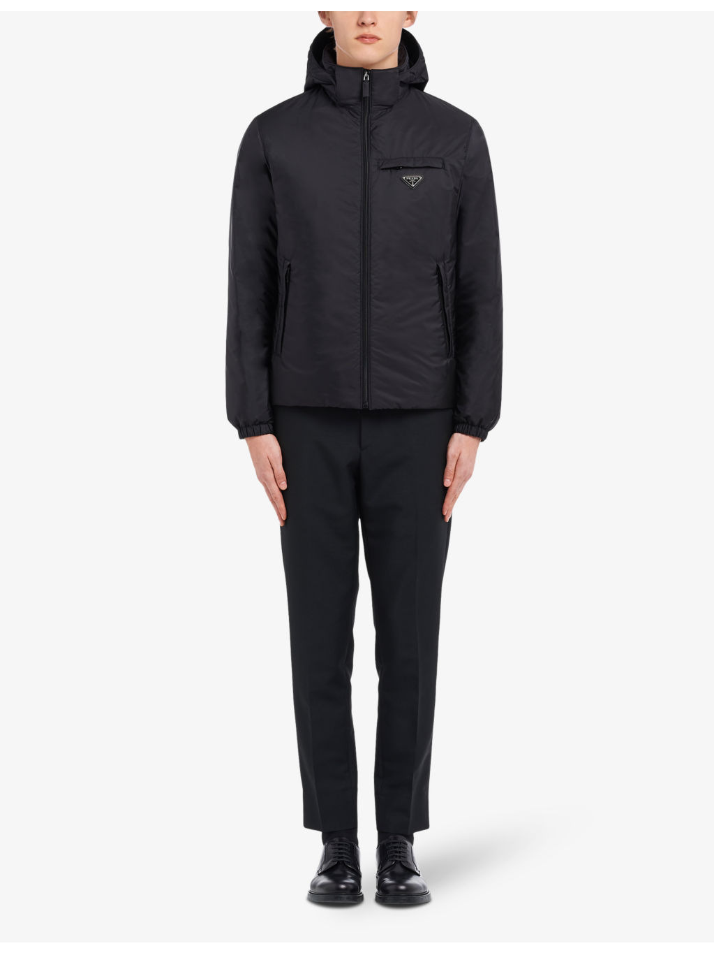 Re-Nylon padded recycled-nylon hooded jacket - 2