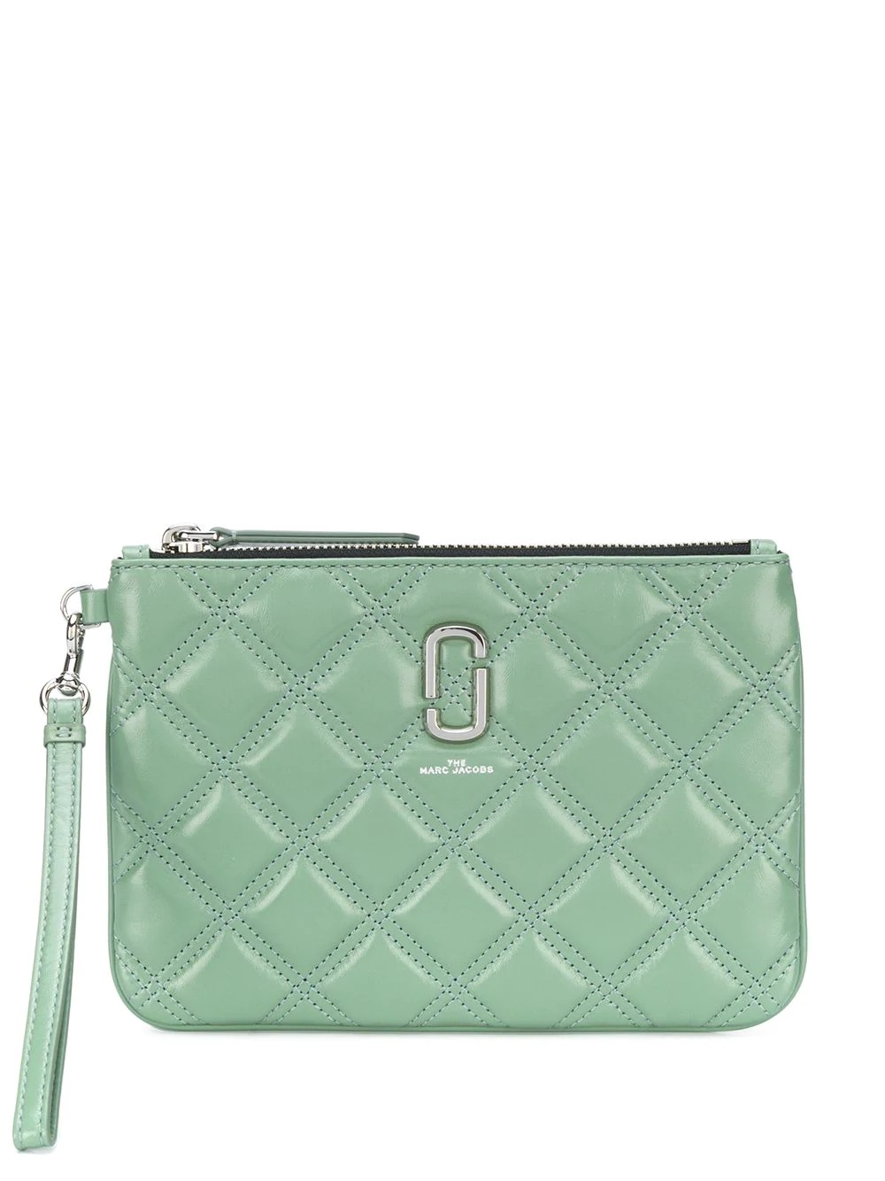 quilted wristlet clutch  - 1