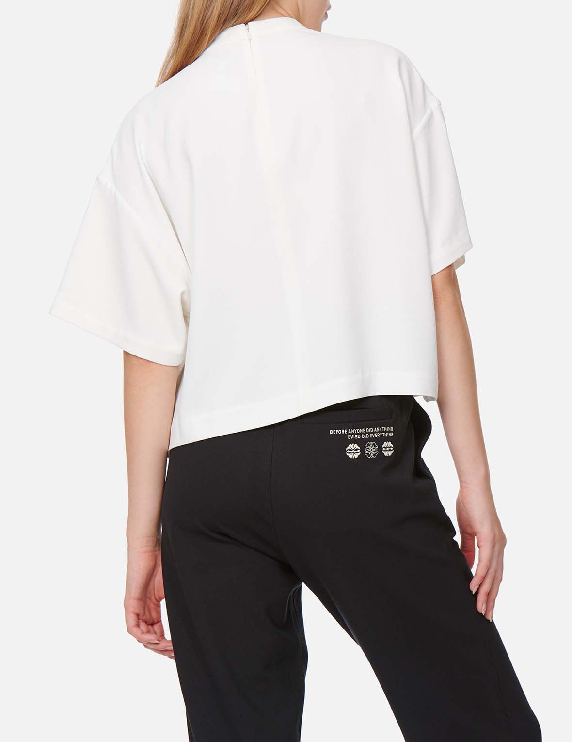 Seagull Embroidered Boxy Blouse - 4