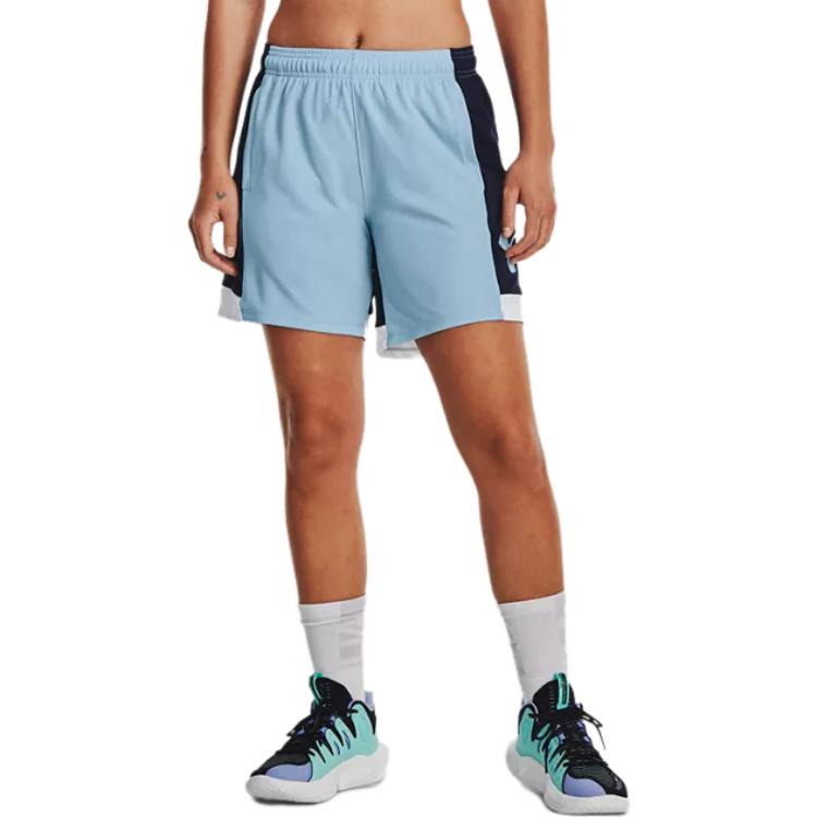 (WMNS) Under Armour Baseline Shorts 'Blue' 1370301-490 - 3