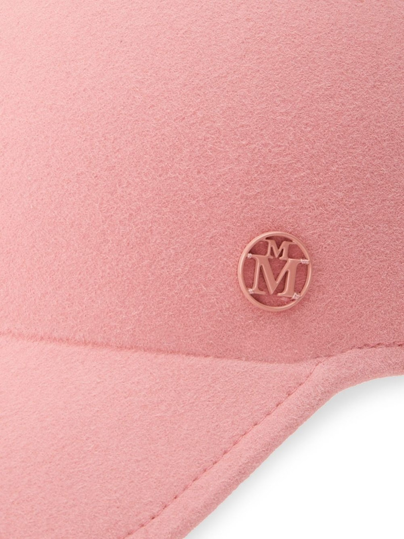 MAISON MICHEL Tiger appliqué-logo baseball cap outlook