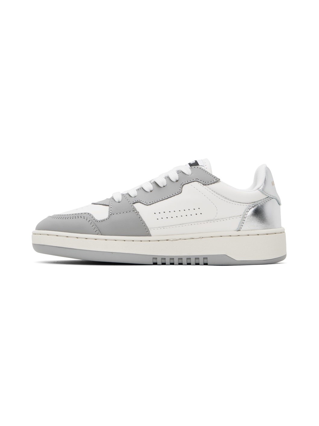 White & Gray Dice Lo Sneakers - 3