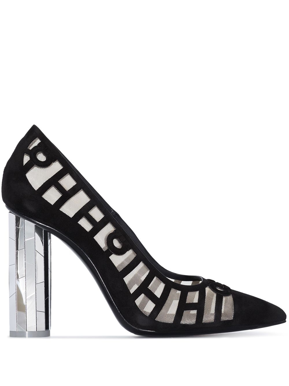 Mirrored Heel 110mm pumps - 1