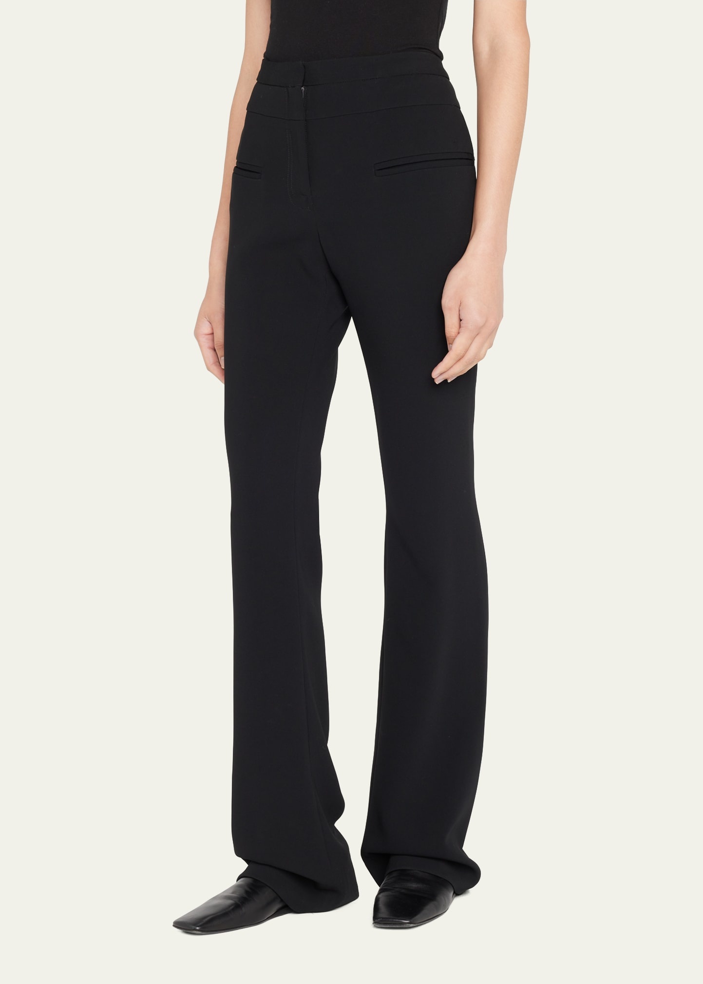 Serge Tailored Flared-Leg Pants - 4