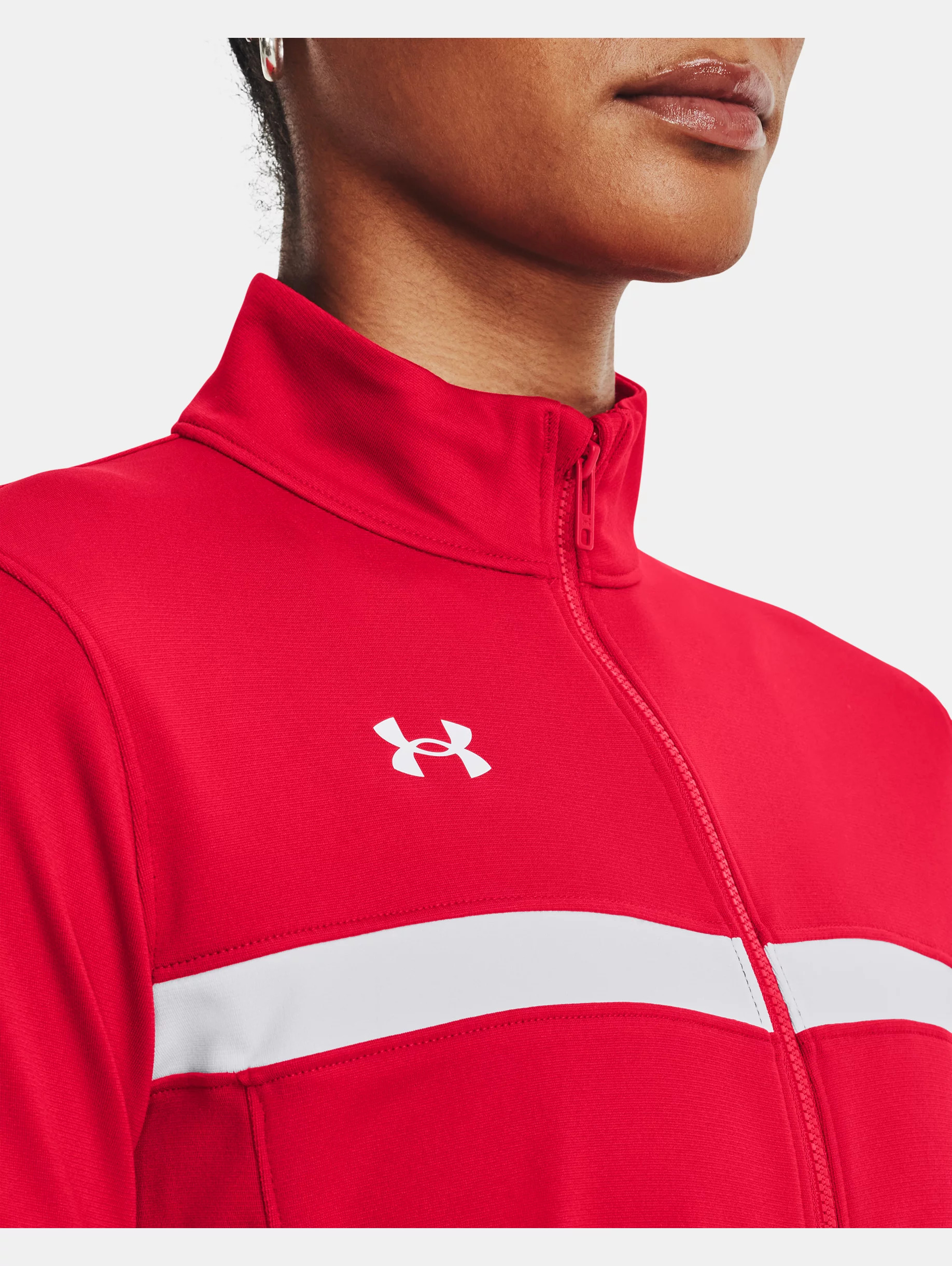 Women's UA Knit Warm Up Team Full-Zip - 6