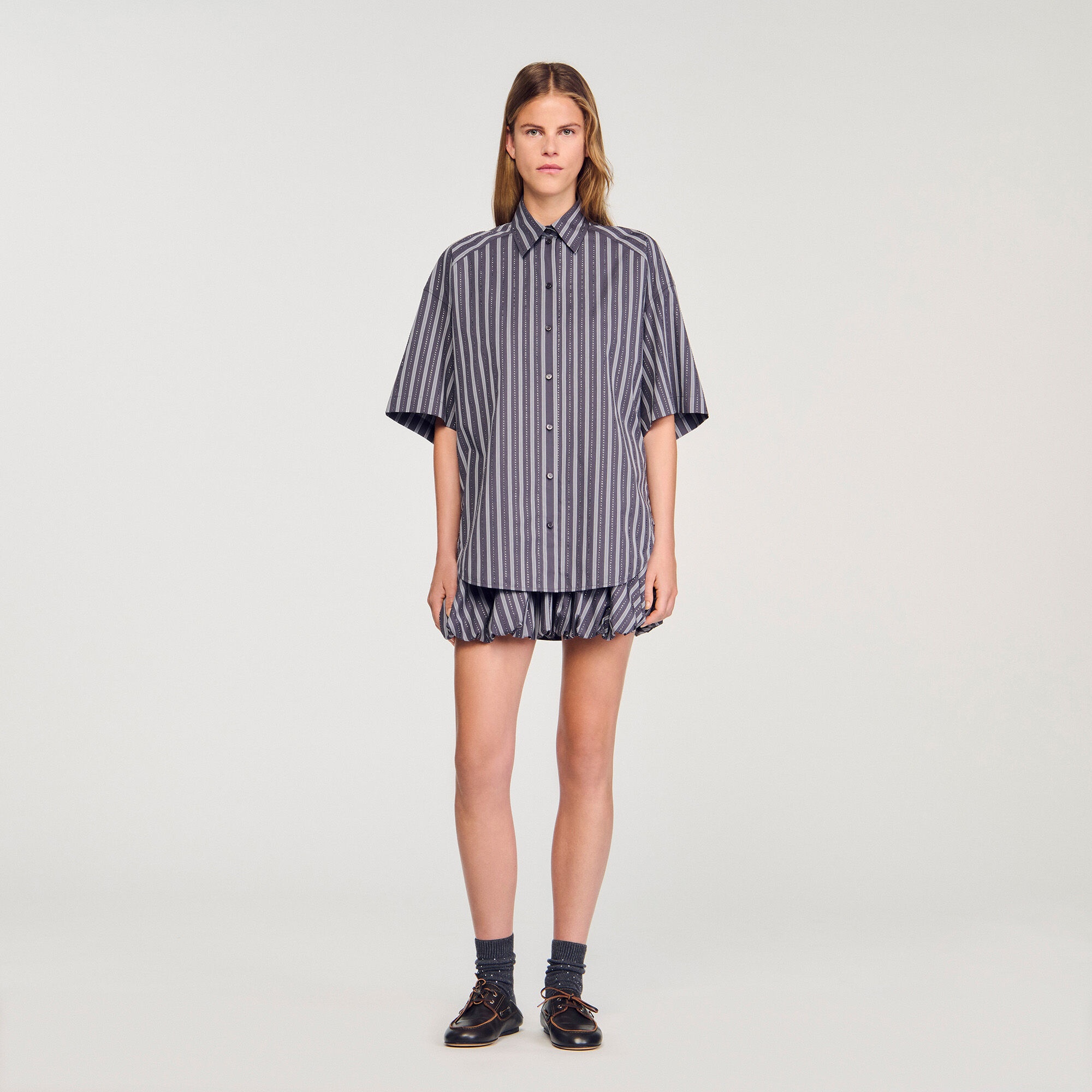 OVERSIZED STRIPED RHINESTONE - 2