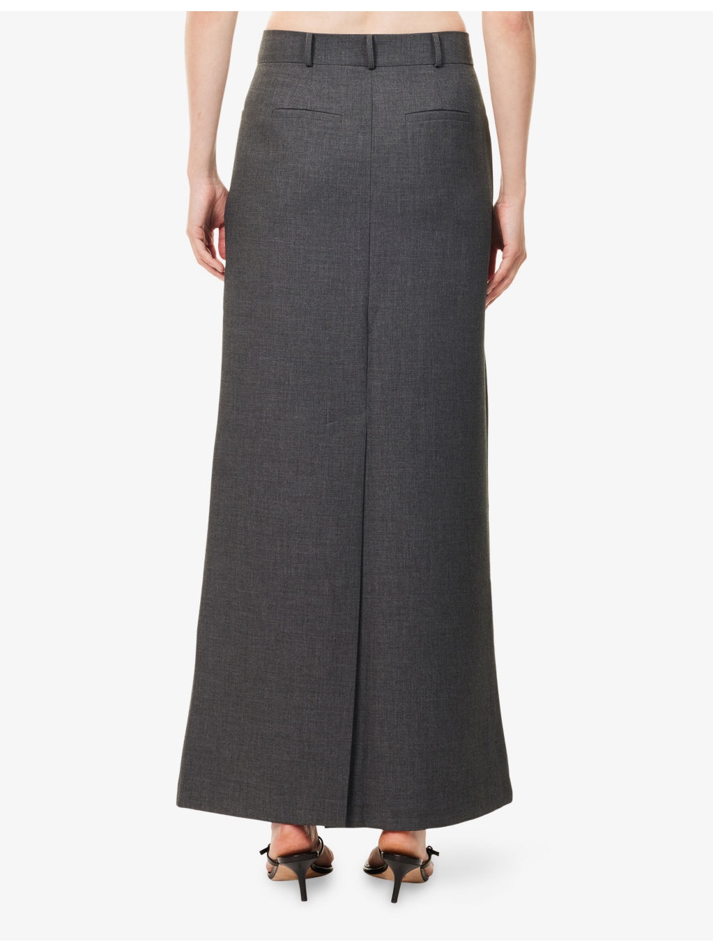 Malvo Long Woven Pencil Skirt - 4