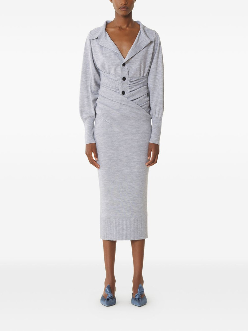 Lanvin button long-sleeve cardigan outlook