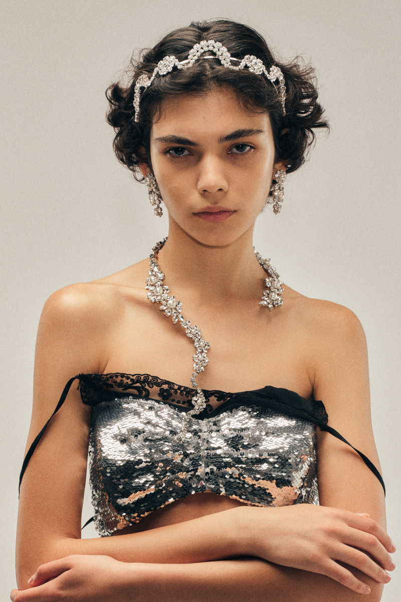 Simone Rocha Fragment Heartbloom Necklace outlook