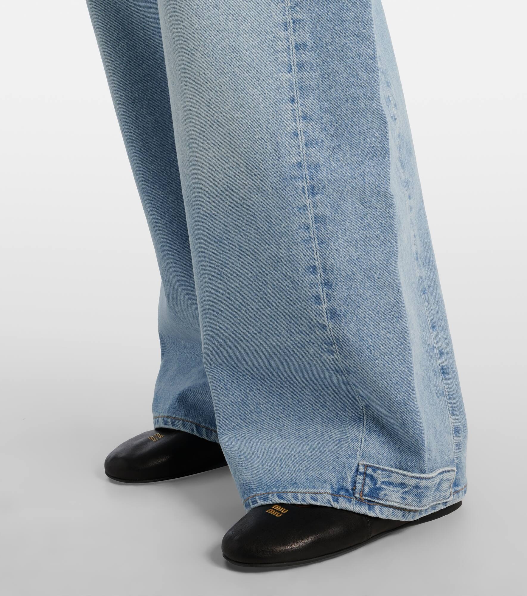 Darsha mid-rise barrel-leg jeans - 5
