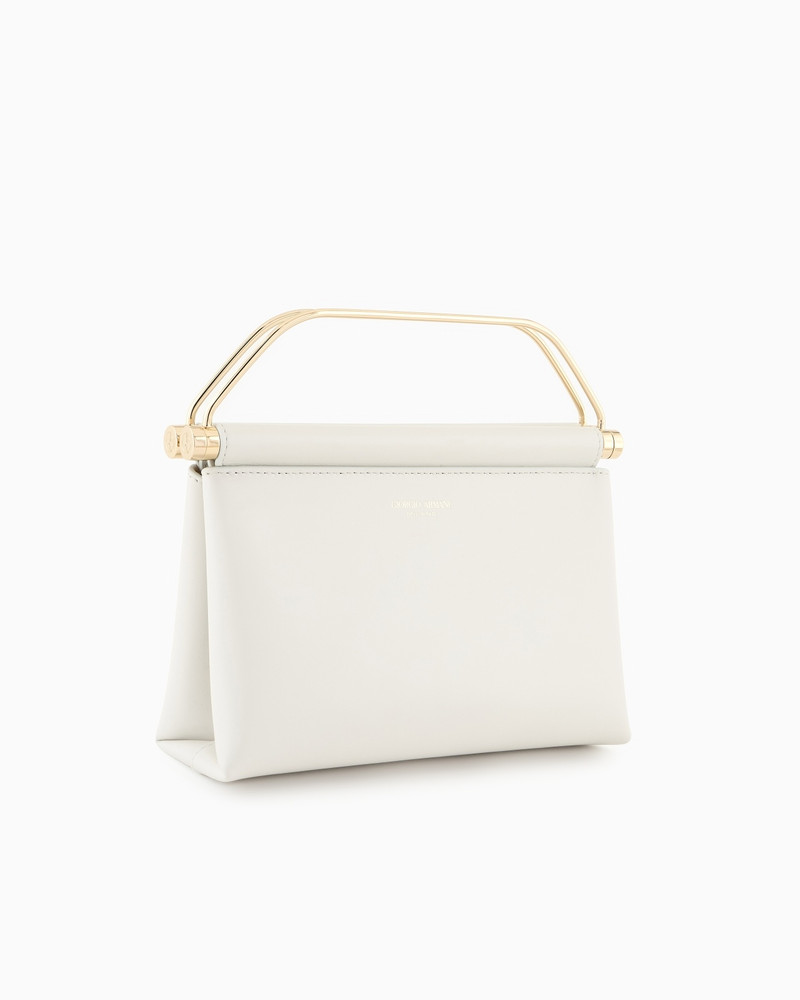 GIORGIO ARMANI SMALL LEATHER HANDBAG outlook