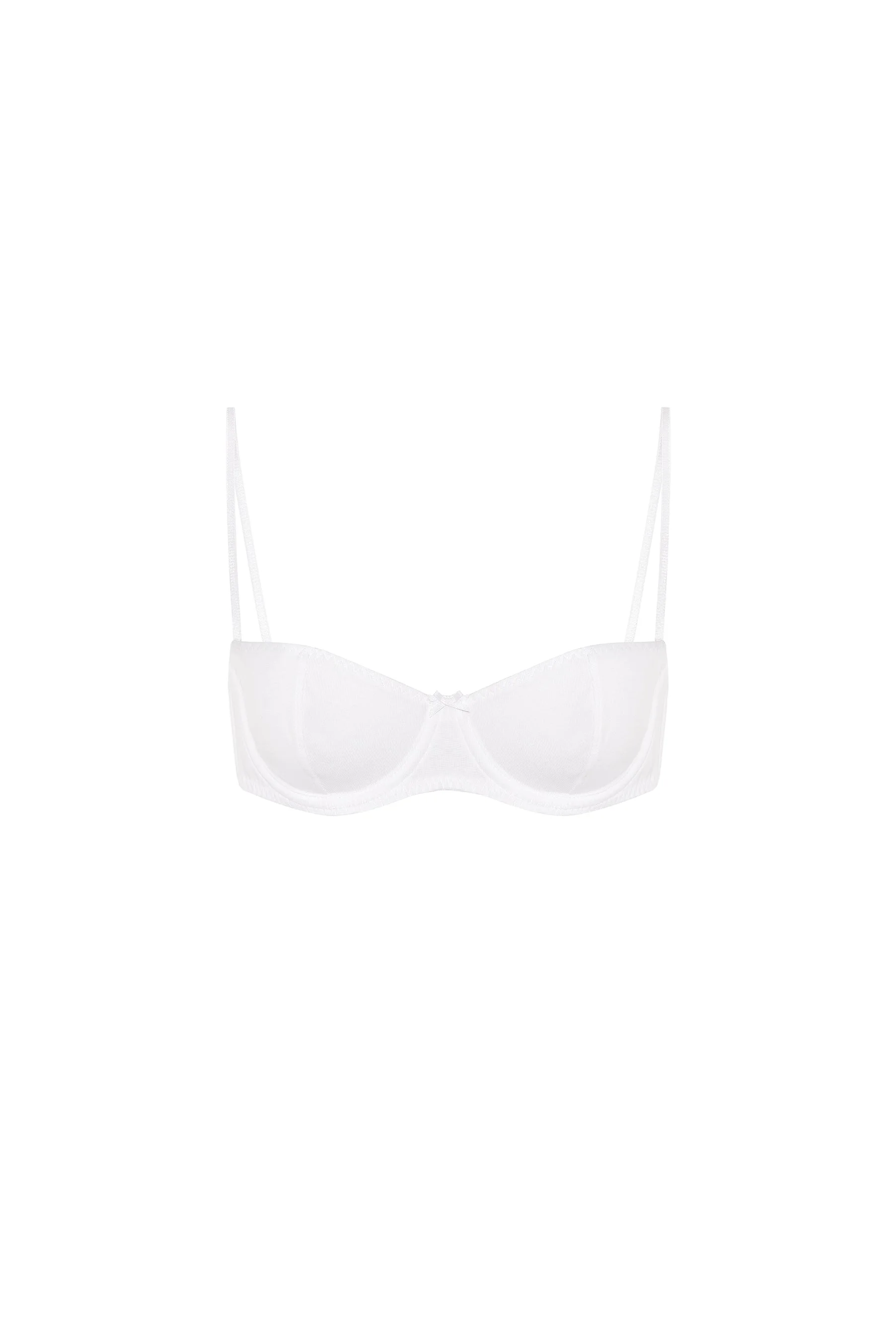 The Teacup: Cotton Jersey White - 1