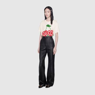 GUCCI Gucci "Beverly Hills" cherry print T-shirt outlook