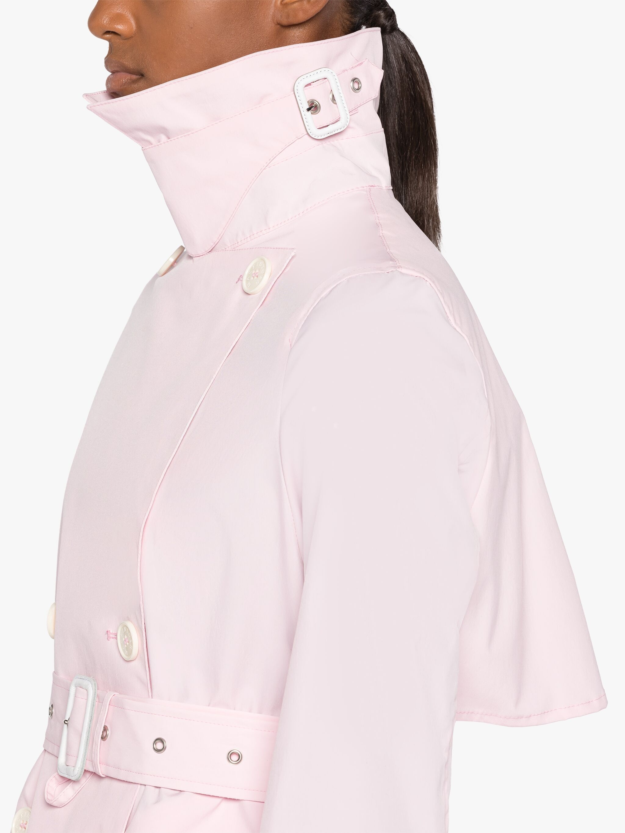 POLLY PINK ECO DRY TRENCH COAT - 6