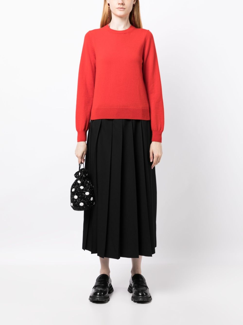 round-neck cashmere jumper - 2