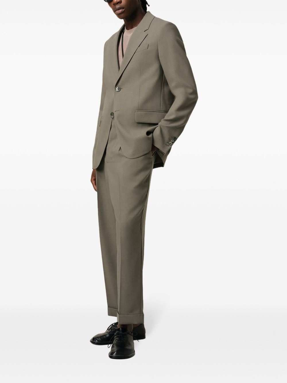 wool blazer - 3