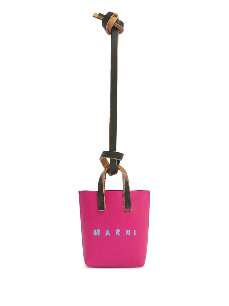stitching printed bag charm 1