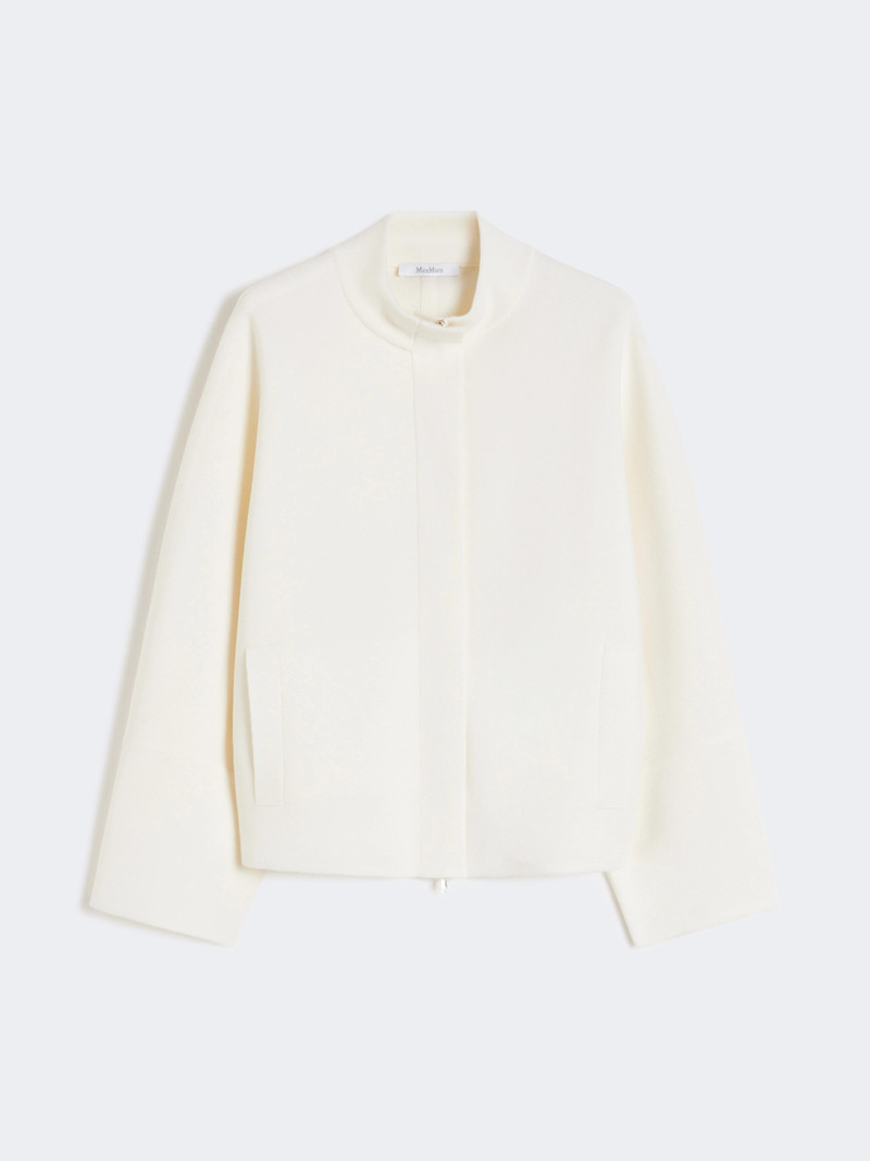 SPORT Wool boxy cardigan - SILK 1