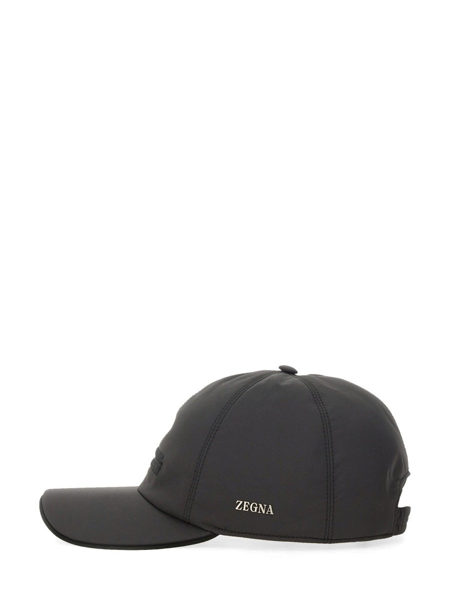 Zegna Men Cappello Da Baseball Con Logo - 4