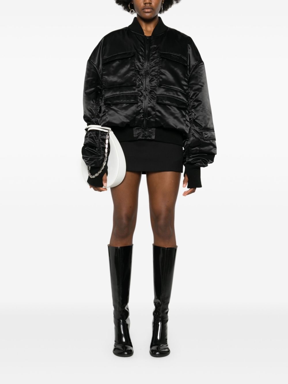 logo-embroidered jacket - 2