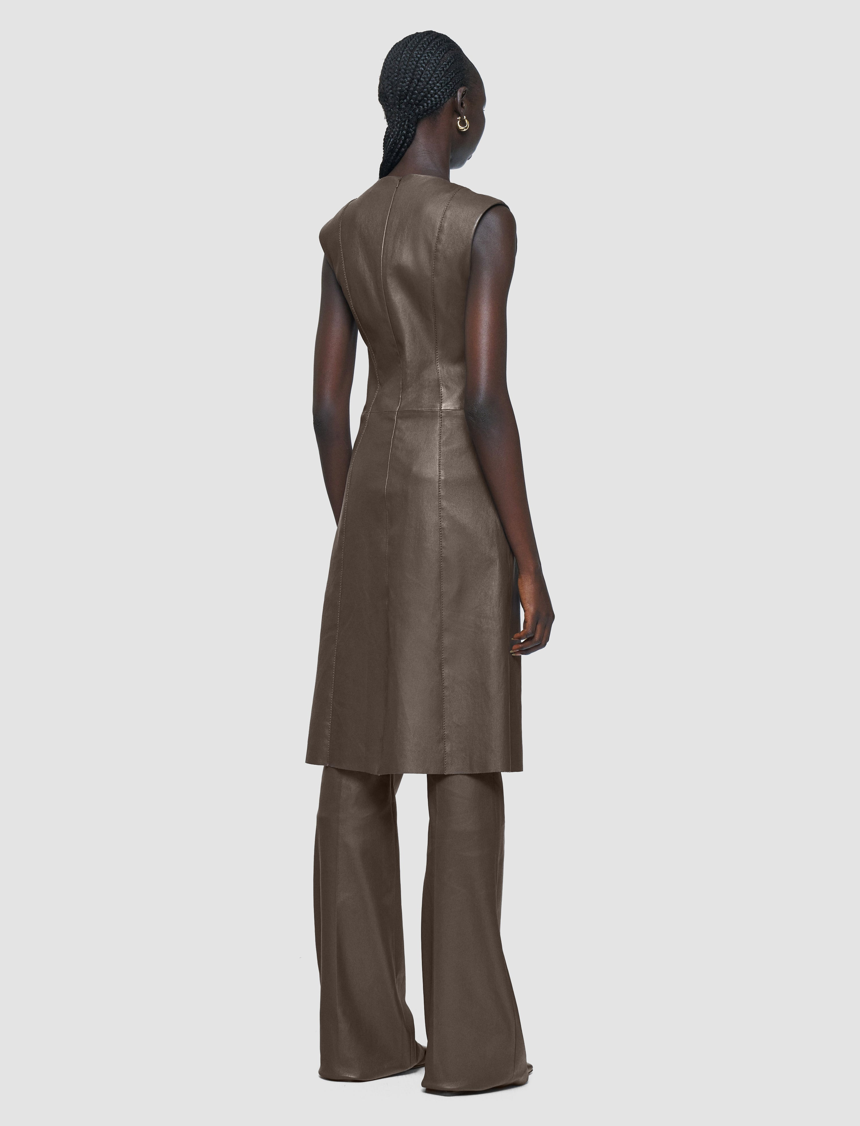 Heidi Leather Stretch Dress - 3