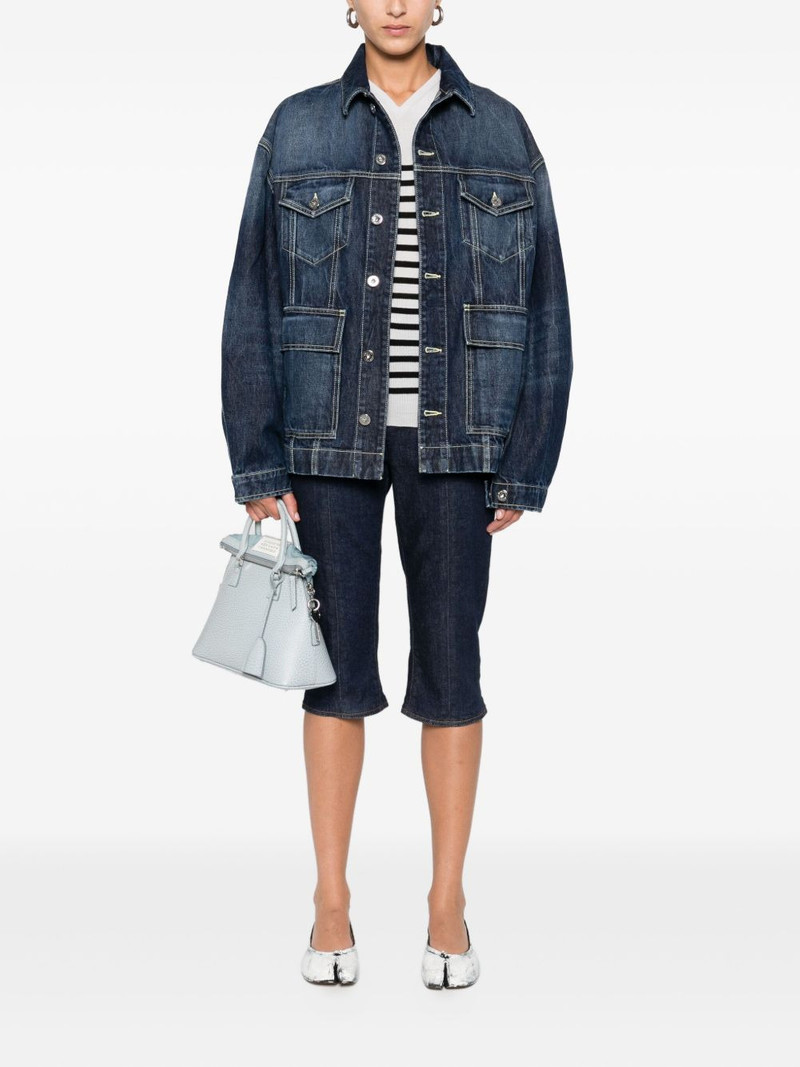 Jean Paul Gaultier drop-shoulder denim jacket outlook